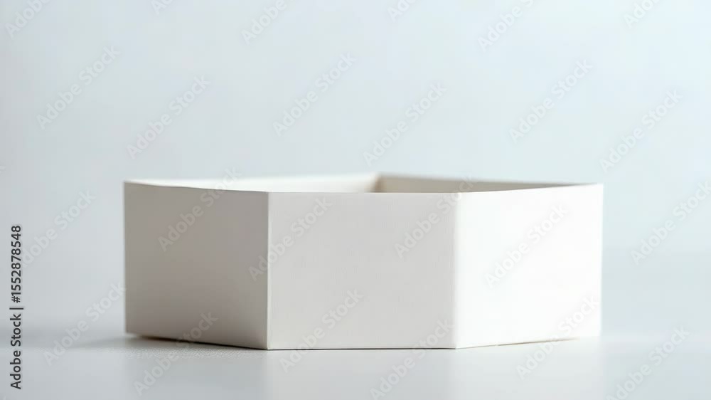 A small white box containing tissues sits on a table, ideal for using as a prop in still life photography or as a symbol of everyday life