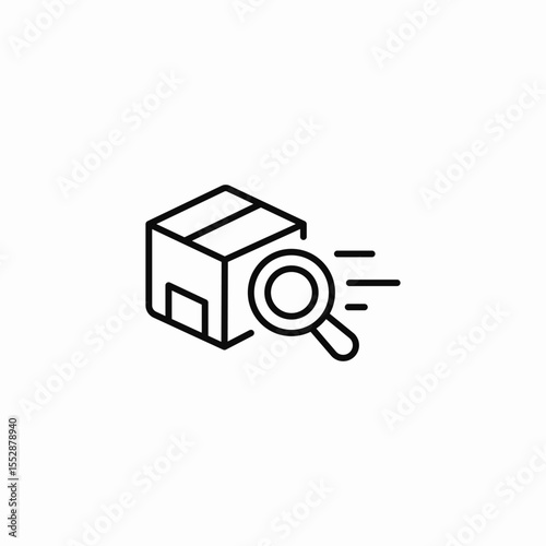 package tracking icon sign vector