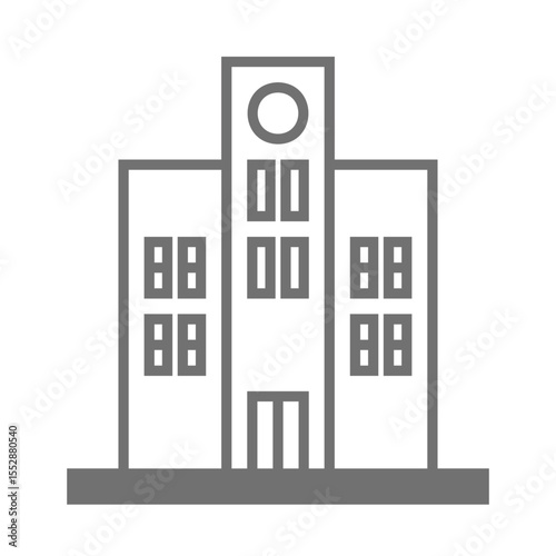 シンプルな学校のベクターアイコン_2