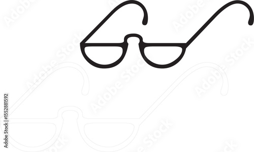 cool, elegance, eye, form, look, medicine, optic, optical, round, silhouette, vision, eyesight, frame, goggles, health, hipster, pilot, art, care, cat, collection, geek, illustration, isolated, mobile