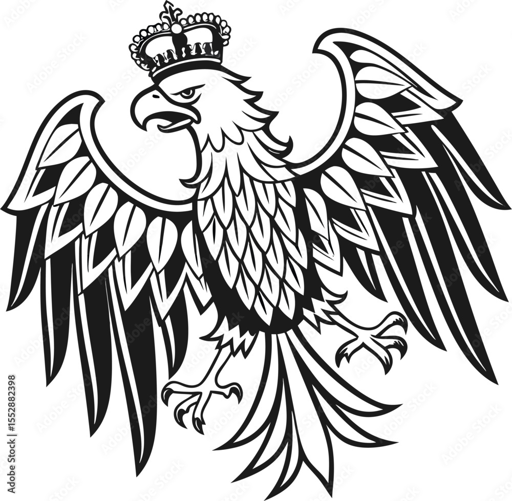 Obraz premium eagle with wings design