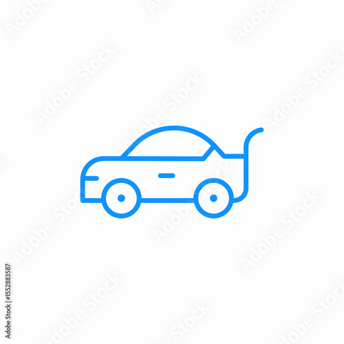 toy car icon sign vector