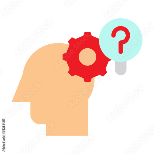 Problem Solving Vector Flat Icon Design