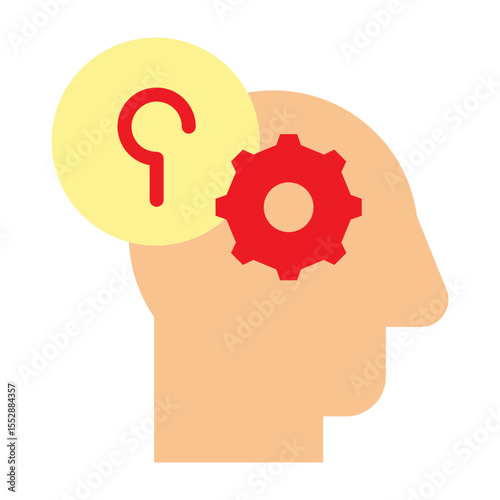 Memory Test Vector Flat Icon Design