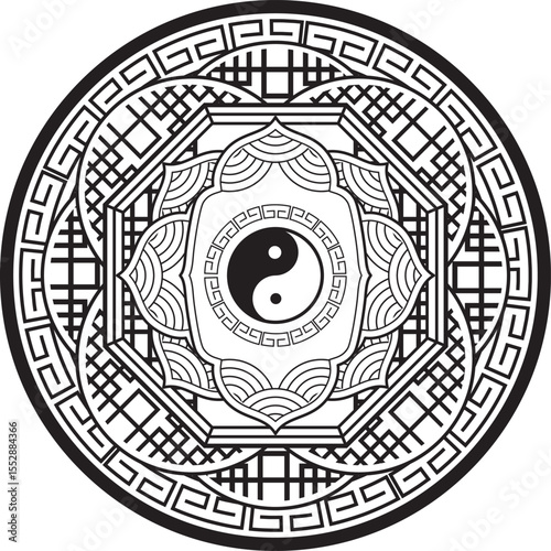 中華風模様