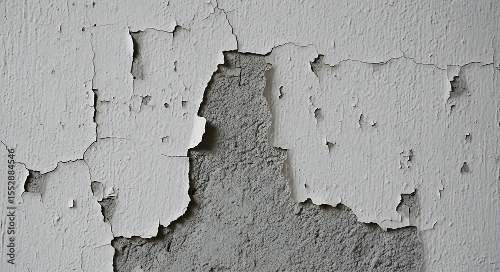 Obraz premium Peeling Paint Texture Grunge Wall Surface with Damaged Plaster