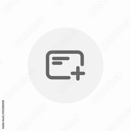 add credit card icon sign vector