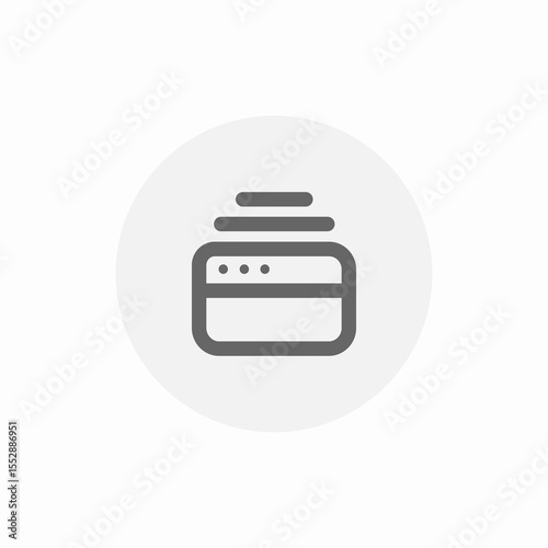 browser storage icon sign vector