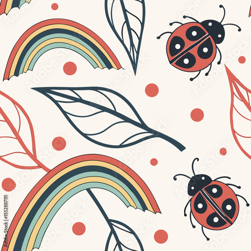 Vibrant and playful abstract organic shapes in a bright colorful composition perfect for modern graphic design and artistic backgrounds