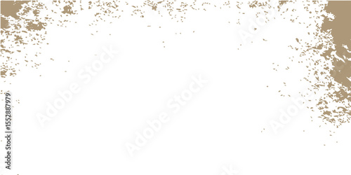 Abstract grunge background with a textured frame, featuring a paint splash design and watercolor ink stains