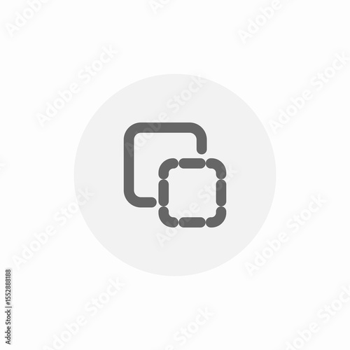 copy content icon sign vector