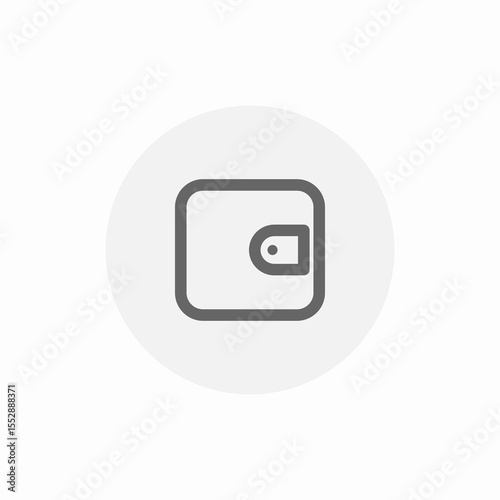 digital wallet icon sign vector