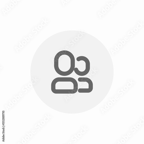 multiple users icon sign vector