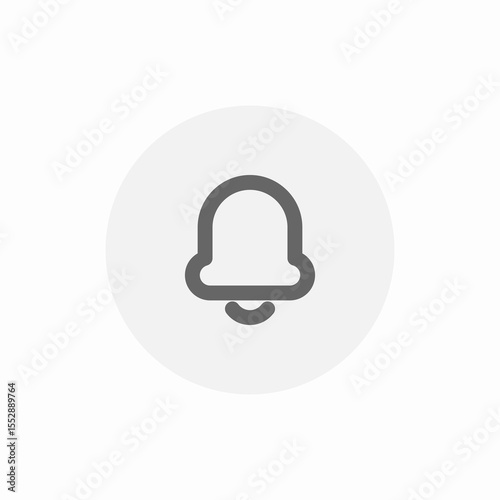 notification bell icon sign vector