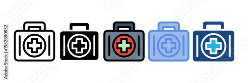 Emergency Kit Icon Element For Design