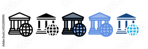Governance Icon Element For Design