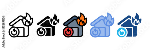 Disaster Recovery Icon Element For Design