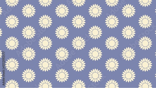 Sunflower Vector pattern design colorful