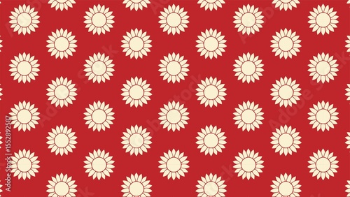 Sunflower Vector pattern design colorful