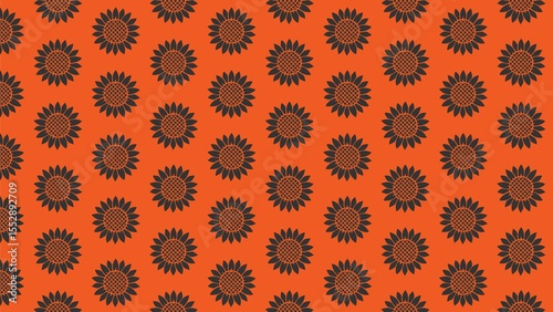 Sunflower Vector pattern design colorful