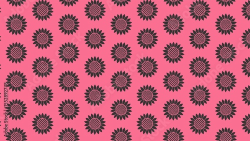 Sunflower Vector pattern design colorful