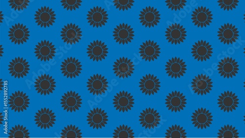 Sunflower Vector pattern design colorful