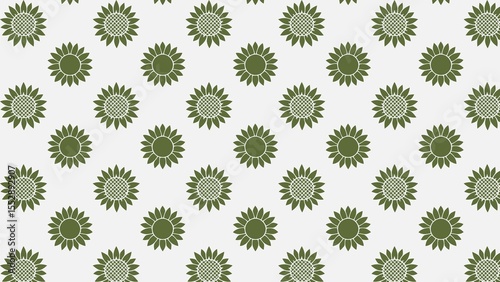 Sunflower Vector pattern design colorful