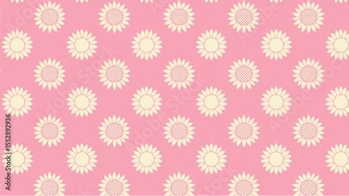 Sunflower Vector pattern design colorful