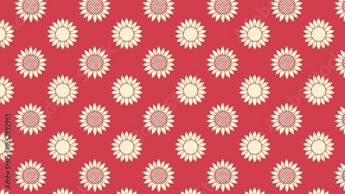Sunflower Vector pattern design colorful