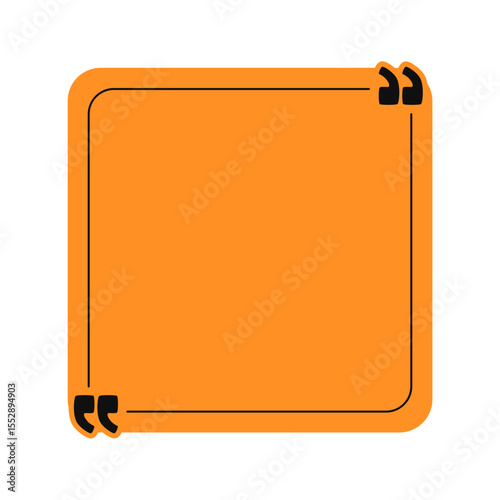 Quotation box shape. Quote in quotes frames. Socrates quotes, speech stickers and comment box badge. Vector isolated.