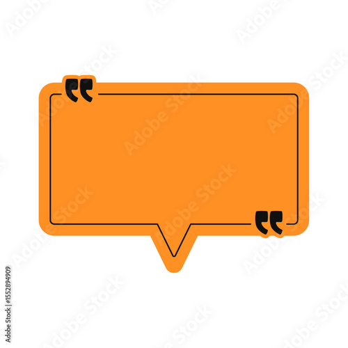 Quotation box shape. Quote in quotes frames. Socrates quotes, speech stickers and comment box badge. Vector isolated.