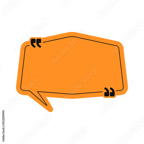 Quotation box shape. Quote in quotes frames. Socrates quotes, speech stickers and comment box badge. Vector isolated.