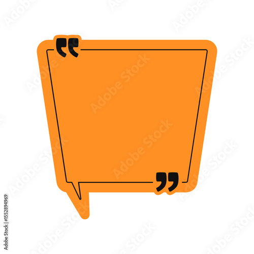 Quotation box shape. Quote in quotes frames. Socrates quotes, speech stickers and comment box badge. Vector isolated.