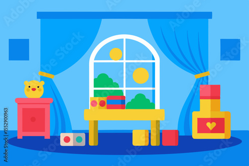 Bright and Cheerful Playroom Design Colorful Toys and Happy Child's Room Decor