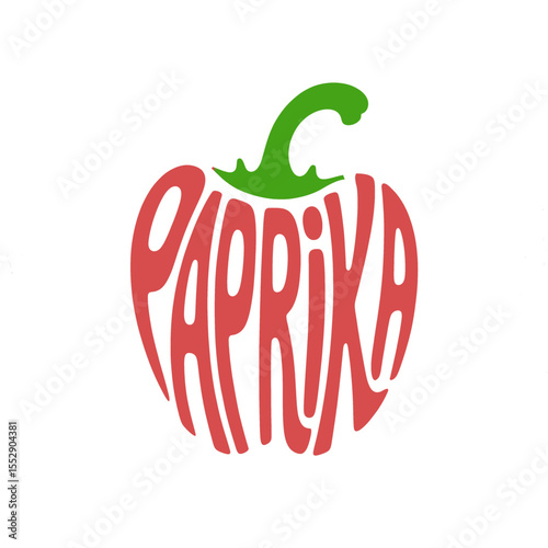 Unique paprika logo design with creative typography on black background emphasizing culinary themes and spice culture