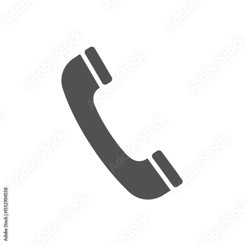Simple Gray Phone Icon
