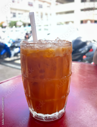 cool Thai tea ready to eat