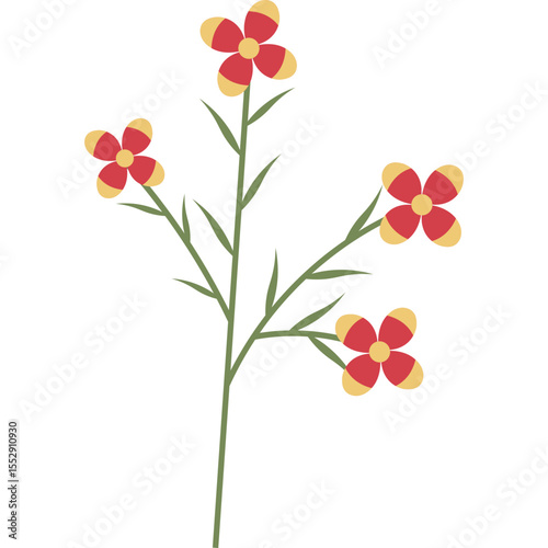 Organic Floral Element