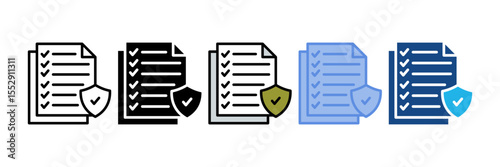 Company Policies Icon Element For Design