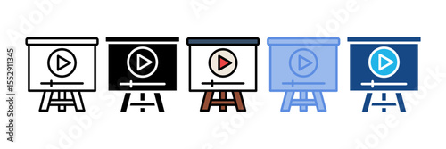 Introduction Video Icon Element For Design