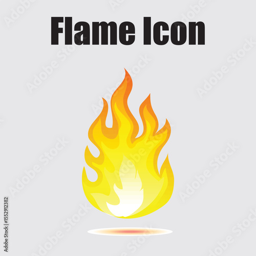 vector fire icon