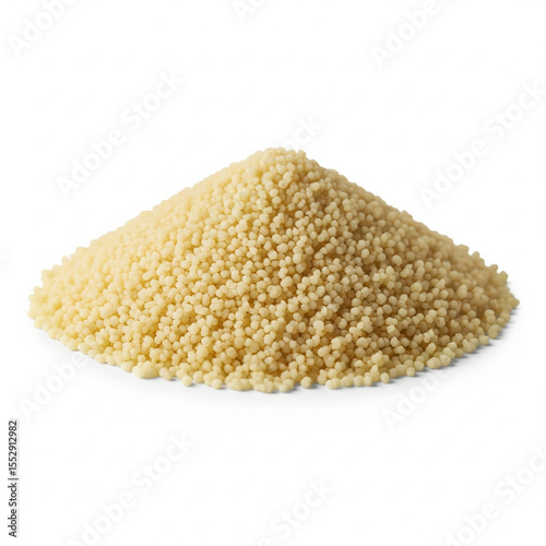 Couscous Isolated on White Background