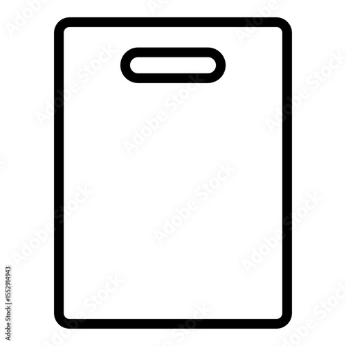 Chopping Board icon. Vector line icon