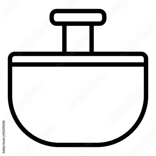 Salad spinner icon. Vector line icon
