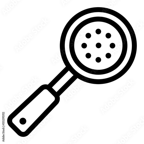 Skimmer icon. Vector line icon