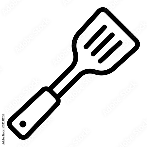 Spatula icon. Vector line icon