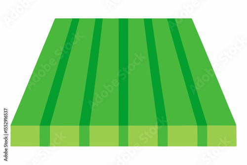 Green grass tennis court and soccer field illustration for sport game