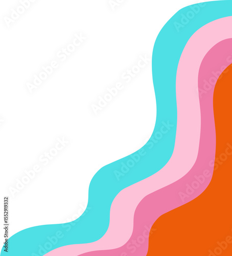 Retro Abstract Corner Border
