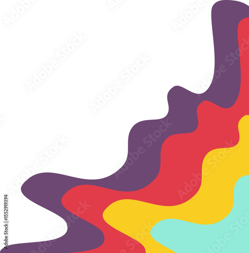 Retro Abstract Corner Border