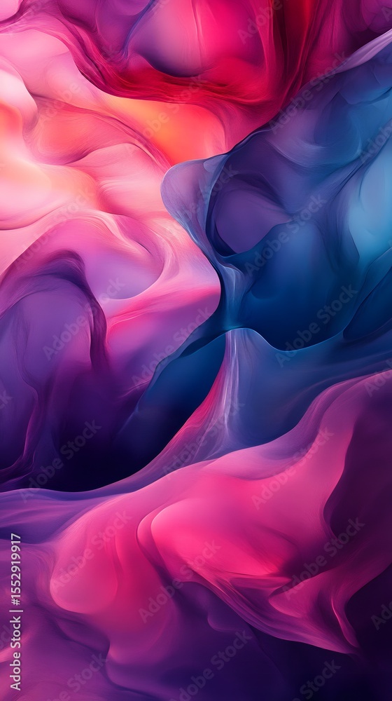 Obraz premium Colorful abstract painting with vibrant colors wallpaper